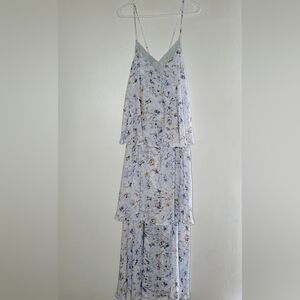 Happy X Nature Kate Hudson Maxi Dress Cloud Flowers Floral Large Garden Wedding